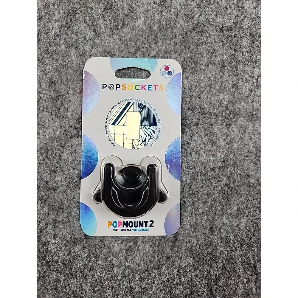 PopSockets Popmount 2 Multi Surface Phone Mount Clip Holder‎ PopSockets Black